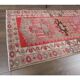 Vintage Turkish Hand-Knotted Pink Runner Rug 90x388