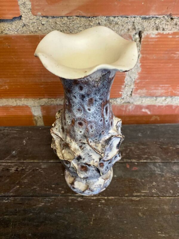 Vase ancien marius giige fat lava céramique vintage