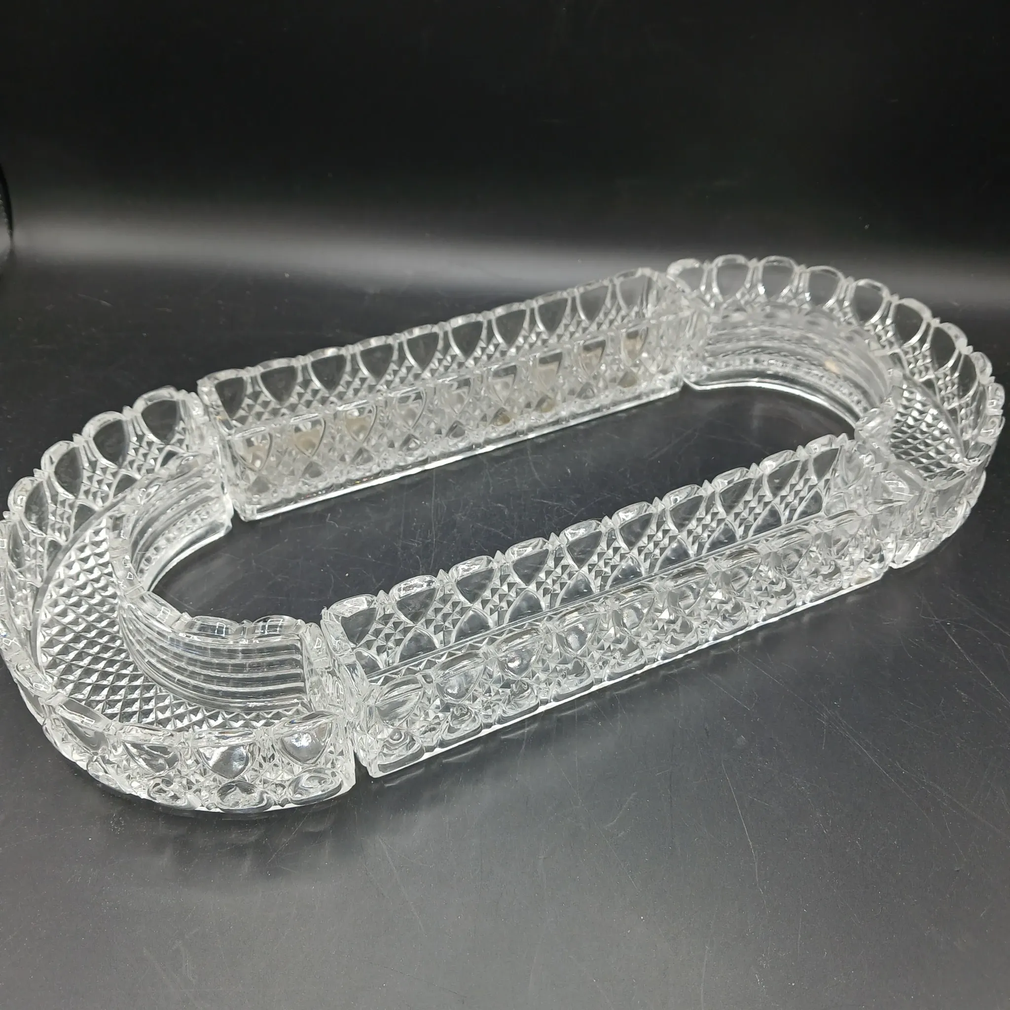 Val St Lambert - Crystal table runner - Valembert - 1935