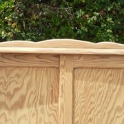 Armoire parisienne 2 portes coulissantes sapin bois brut
