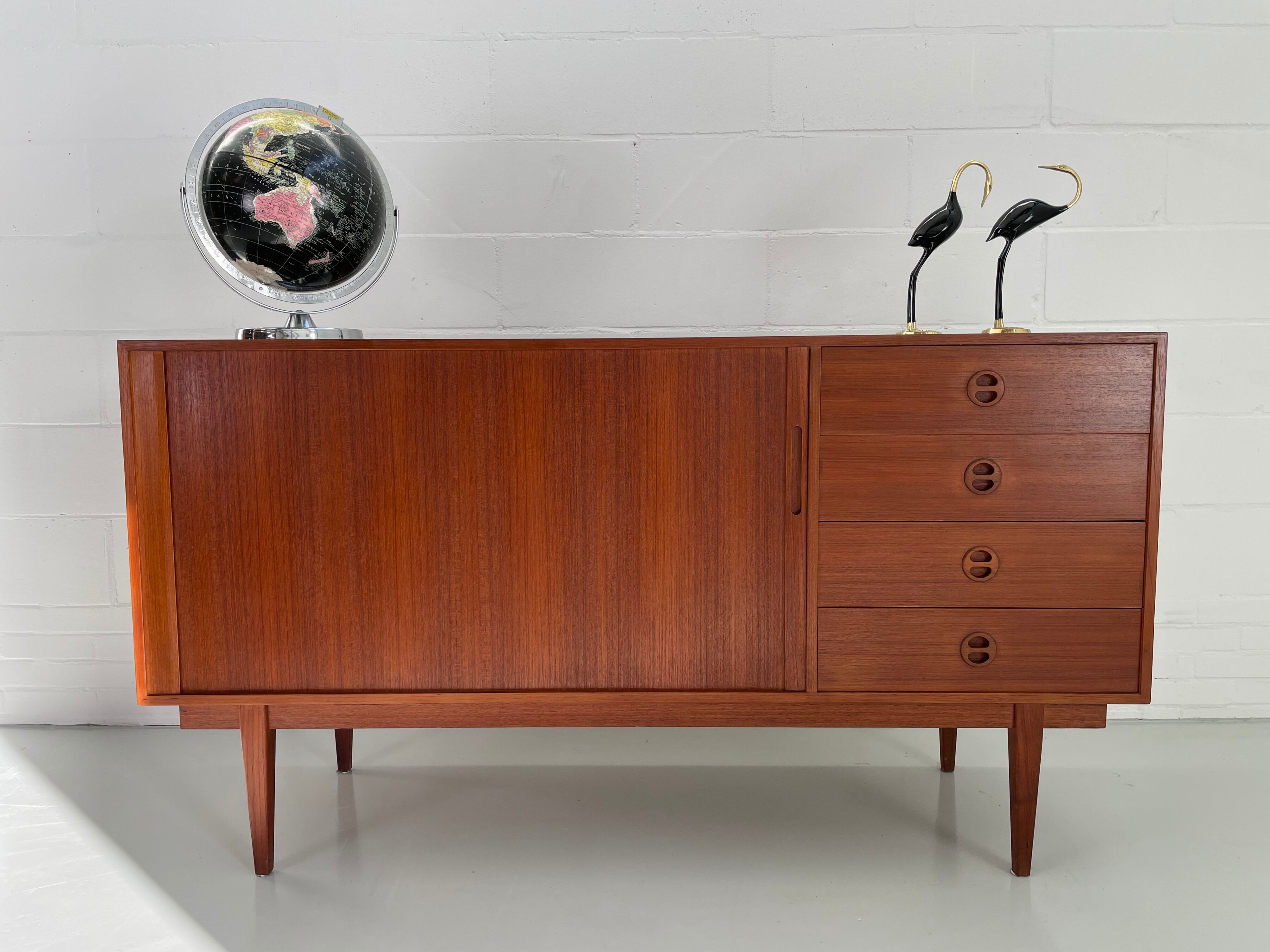 Svante Skogh  sideboard with one Tambour sliding door