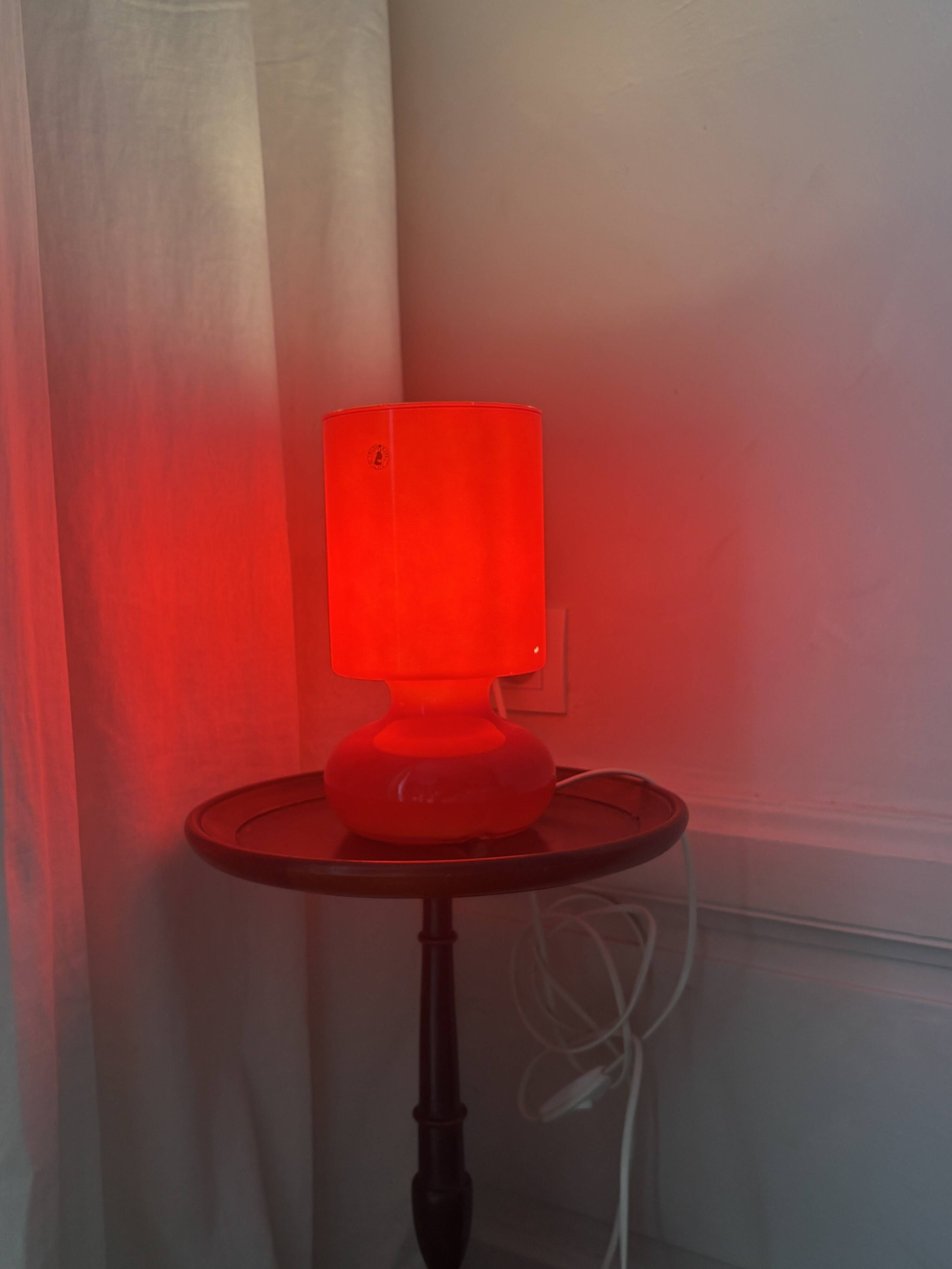 Lampe verre IKEA LYKTA vintage