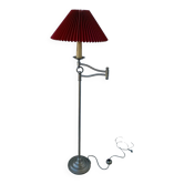 Floor lamp with articulated arm