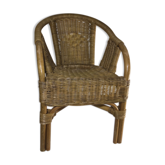 Child rattan armchair