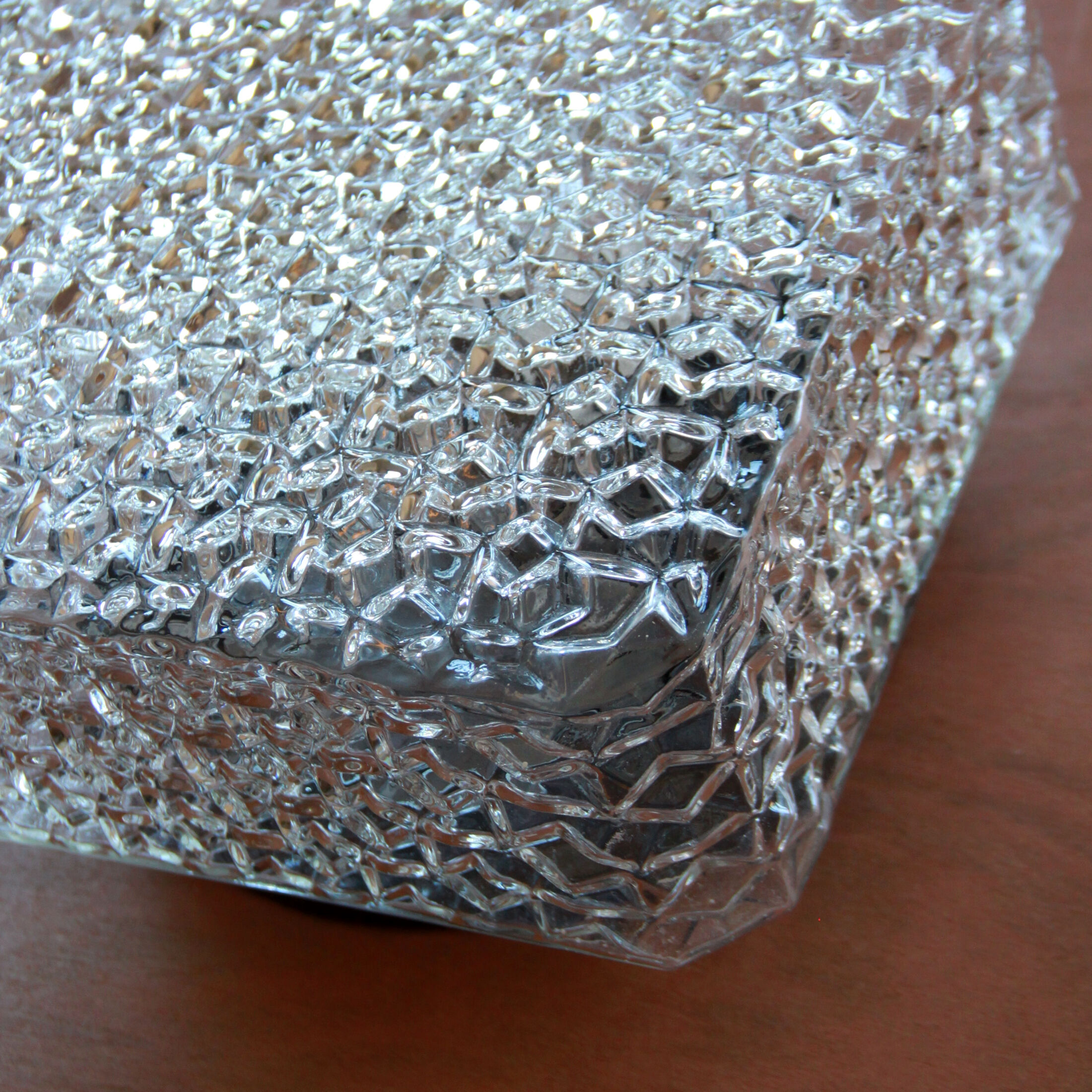 Ceiling lamp in thick glass 70/80