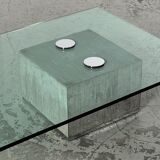 Table basse modèle Sapo par Sergio et Giorgio Saporiti pour Saporiti Italia années 70