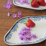 Iron clay dish "Platane" model Saint Amand and Hamage early 20th century