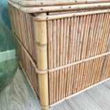 Vintage rattan box
