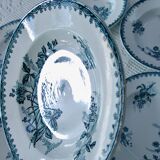 Old ironstone plates from St Amand "Margot" collection