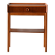 1960s Scandinavian teak and oak nightstand
