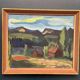 Huile sur panneau suédois – Paysage de montagne par Kerstin Flyckt