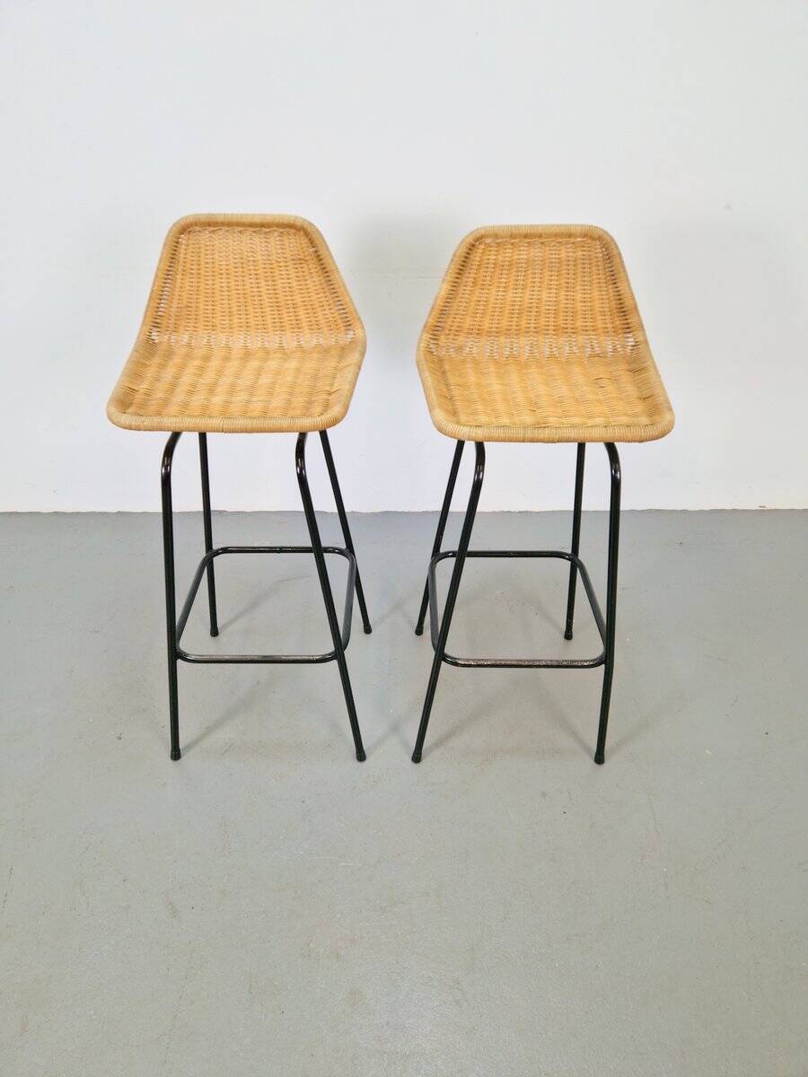 Bar Stools from Rohé Noordwolde, 1960, Set of 2
