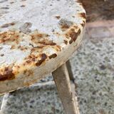 Industrial metal stool