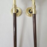 Pair of vintage wall lights Maison Lancel 1950