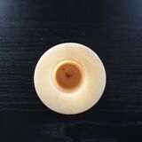 Two-tone marble candle holder