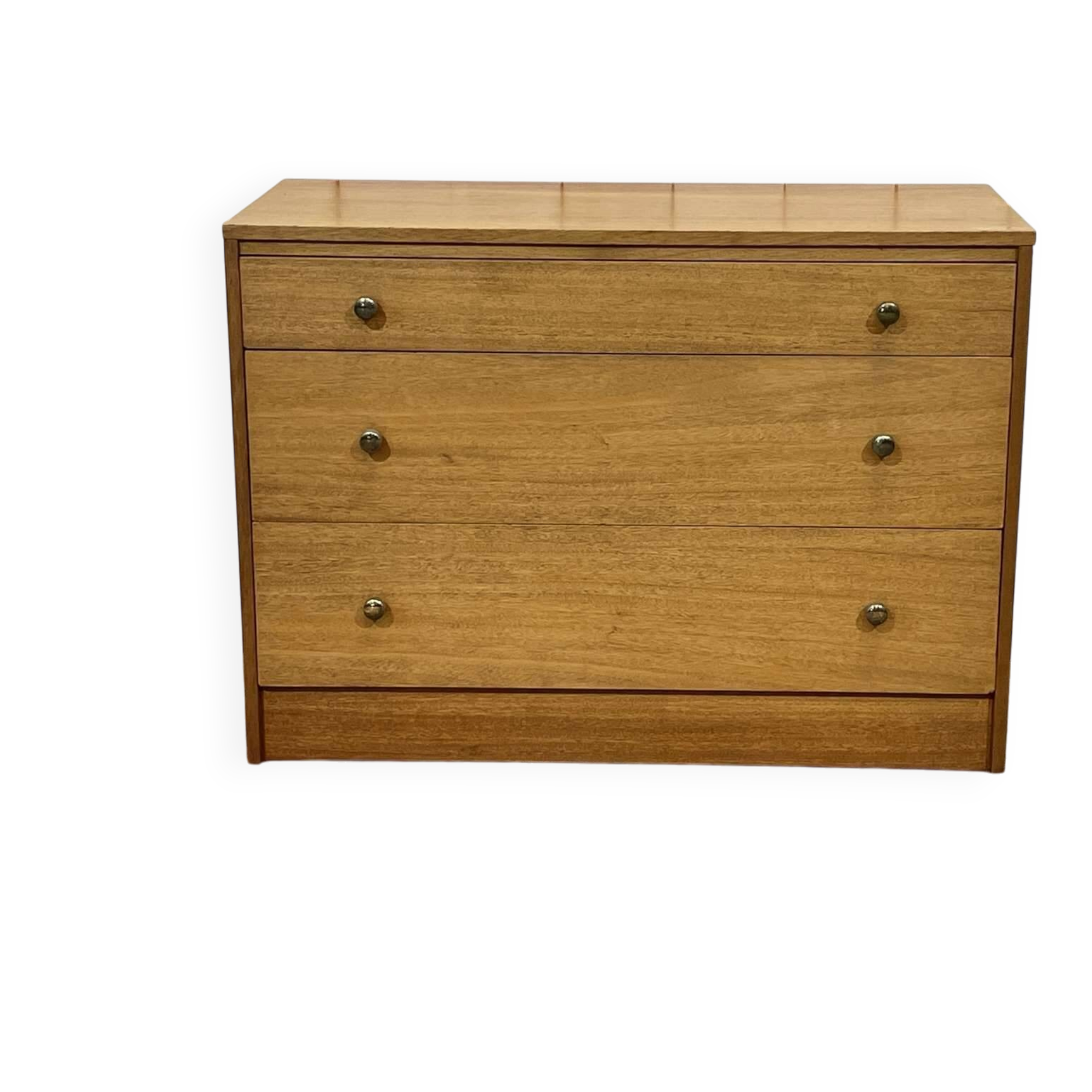 English chest of drawers from the 70s in mahogany