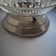 Plafonnier ancien applique vintage en verre blanc pointe diamant  1960 ø 14 cm 1970 vintage