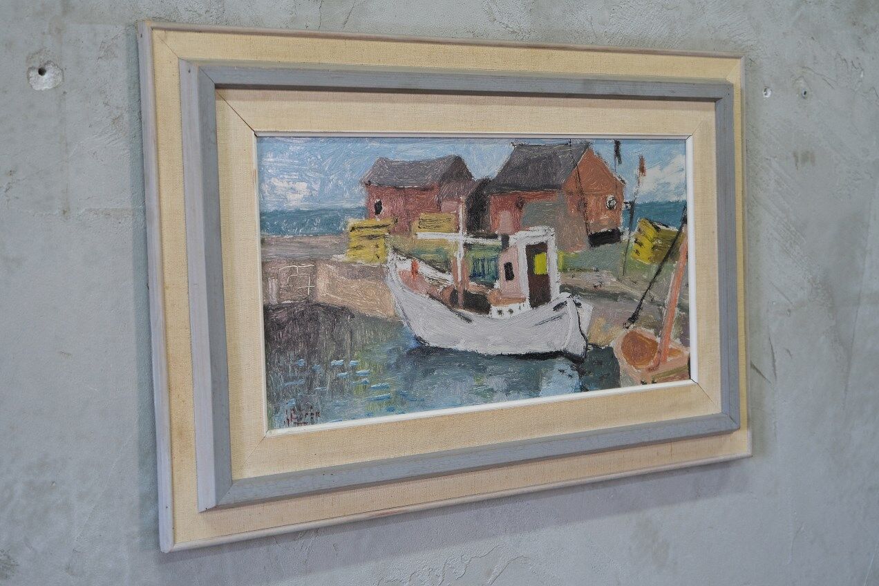 John Börén, Swedish Modern Painting, 1960s, Oil on Panel, Framed.