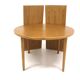 Oak dining table, Sweden, 1960
