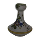 Soliflore vase faience of Martres Tolosane decor floral