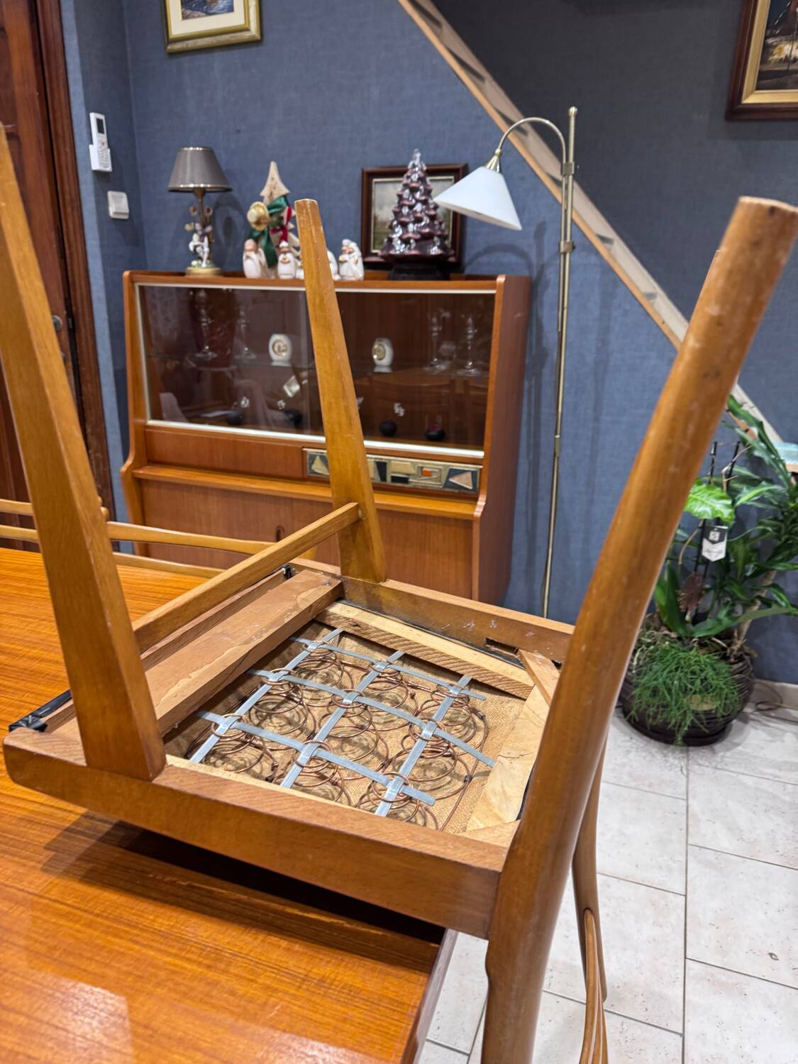 Vintage Scandinavian set – extendable table & 6 chairs