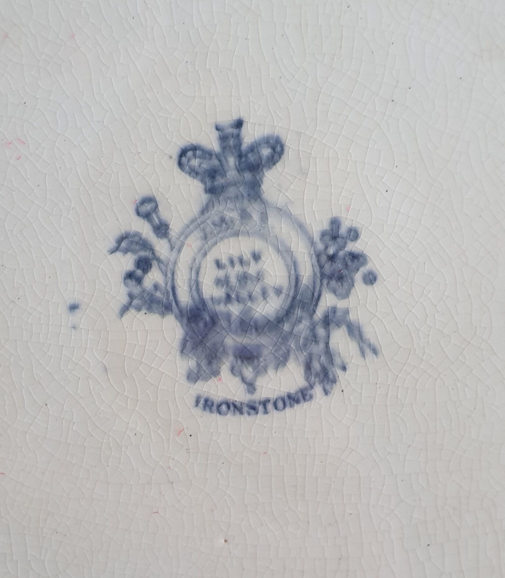 English faience plate