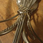 Pair of sconces sheaves of wheat 30x16x50 cm high.