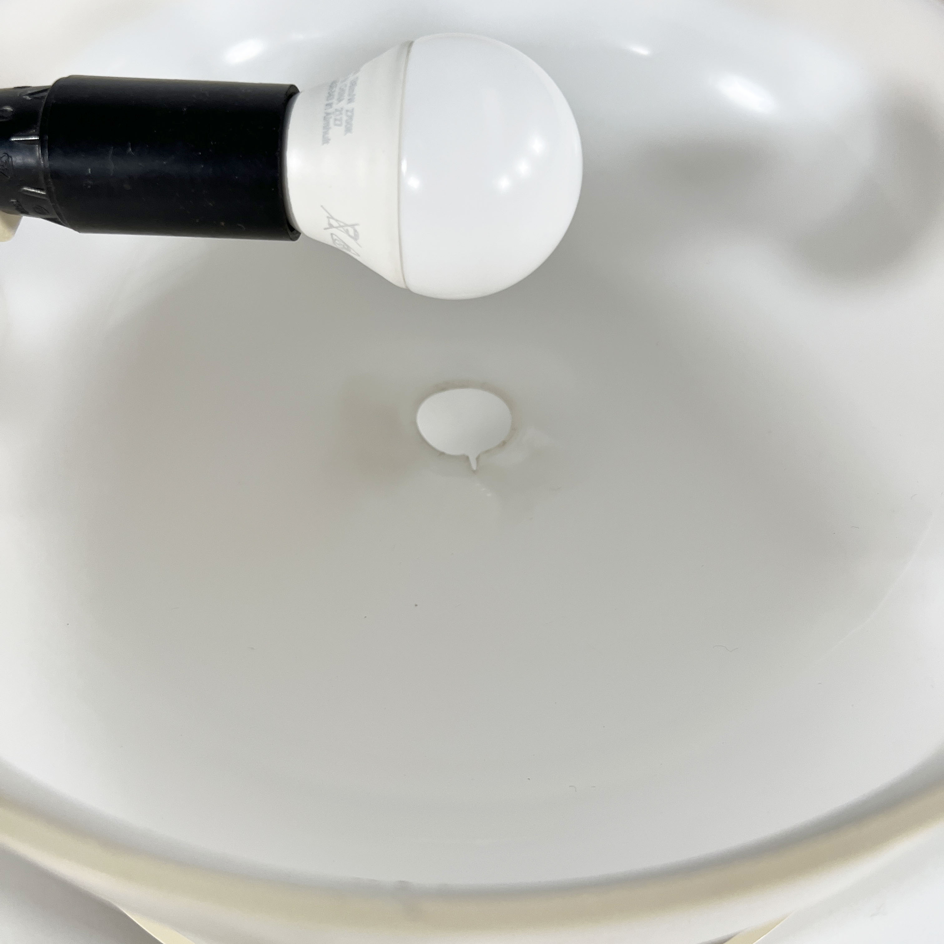 Lampe de Table KD27 beige par Joe Colombo pour Kartell, 1970