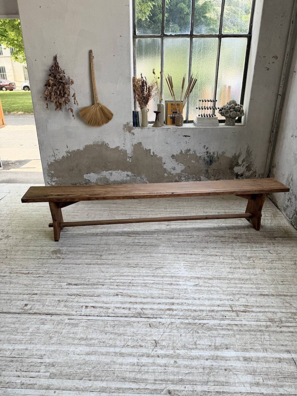 2.5m XL pine farm bench