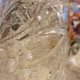 Molded crystal vase