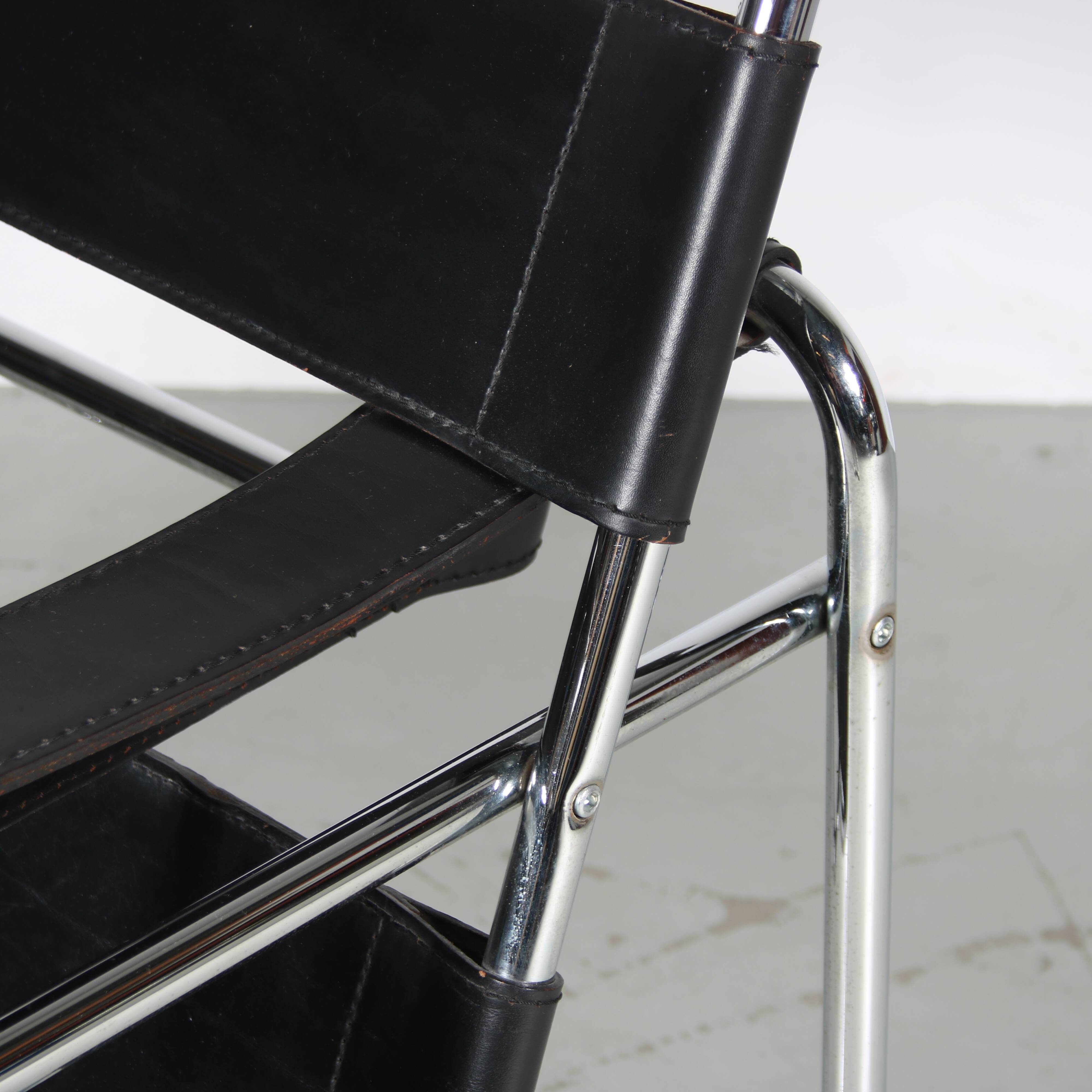 1980s “Wassily” Chair after Marcel Breuer from Italy