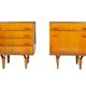 Tables de nuit vintage par Nový Domov, Tchécoslovaquie, 1970 - Set de 2
