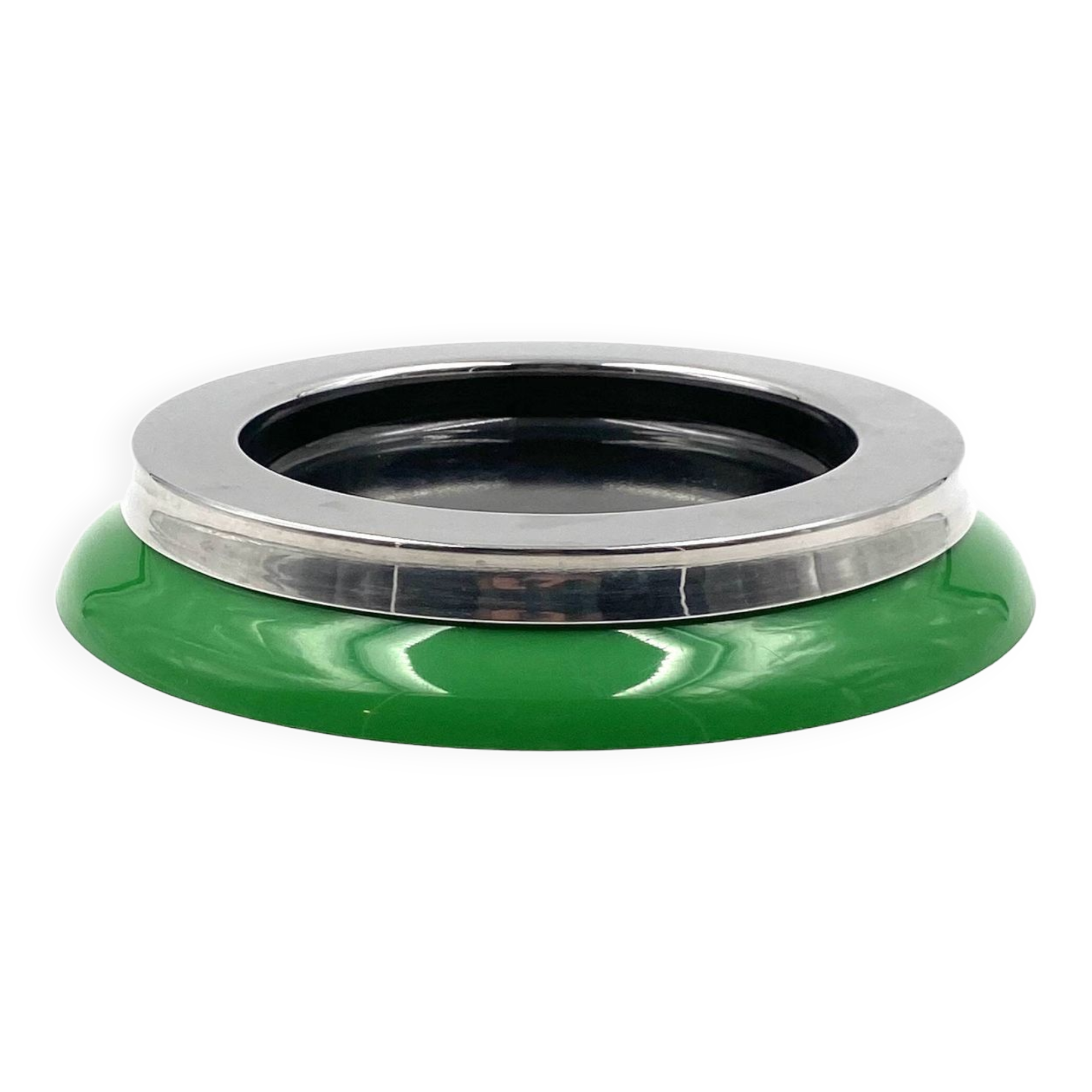 Sergio Asti, mod.4635 green ashtray / catchall, Kartell Italy 1967