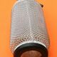 Seltz water siphon Glass body harmoniously meshed with translucent filaments