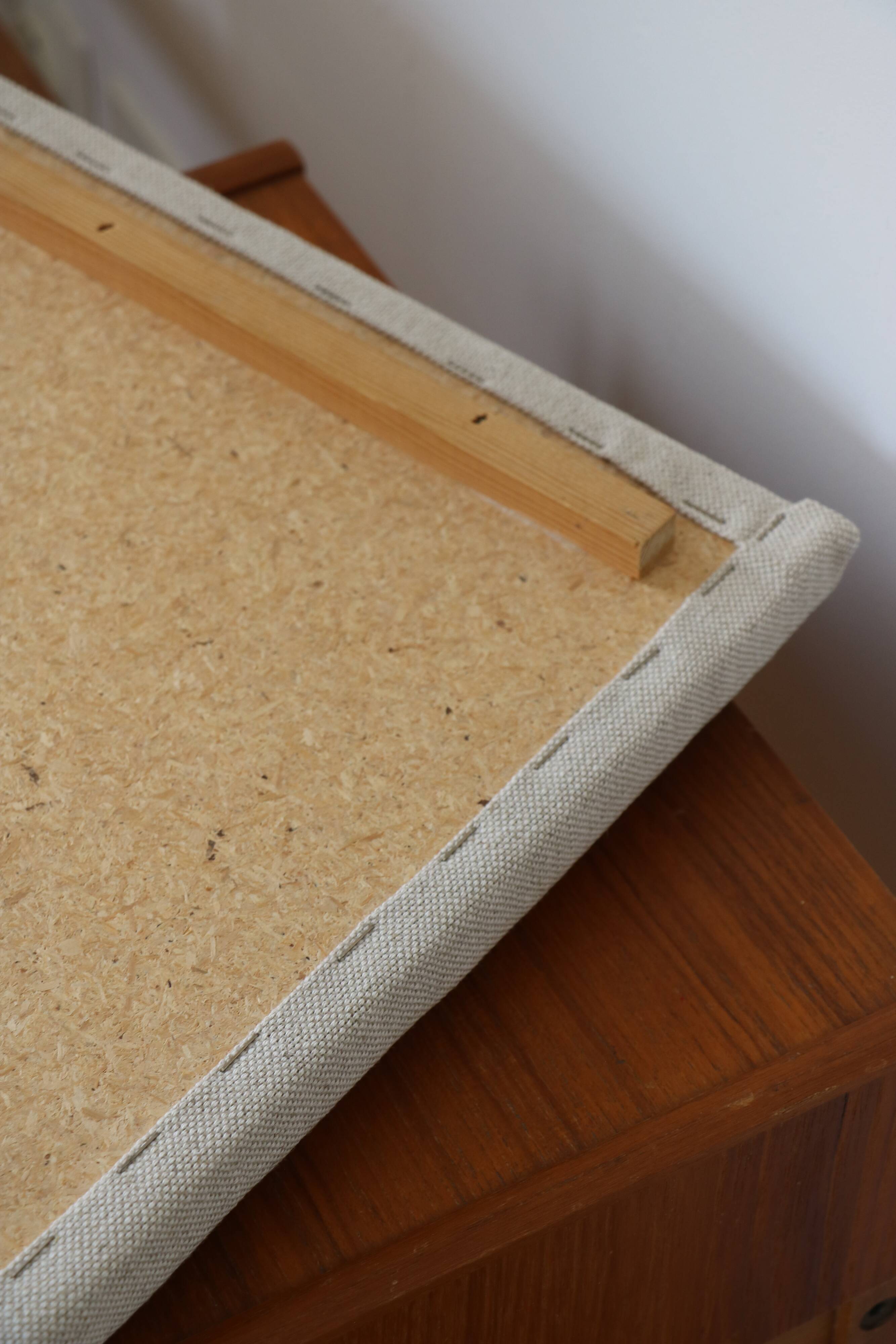 Entrance bench, Scandinavian modular telephone bench, teak, 1960