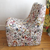 Restored vintage low chair