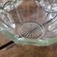 Trio of molded glass salad bowls – floral shape Ø 18/20/23 cm