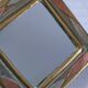 Three metal mirrors brass copper silver metal 80s