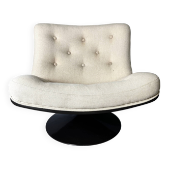 Artifort F976 swivel chair by Geoffrey Harcourt for Artifort