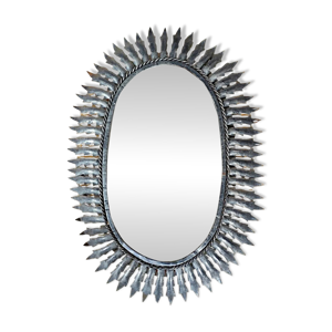 Miroir années 60 feuilles