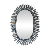 Miroir années 60 feuilles d'acanthe