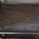 Serving cart, rolling table, side table, 1950s solid wood stained black