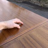 Vintage Teak dining table, "Paris TV cabinet" 1960 + extensions