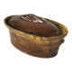 Vintage terrine in glazed earthenware La Bourguignonne n°6