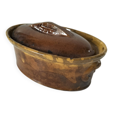 Vintage terrine in glazed earthenware La Bourguignonne n°6