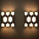 Set Raak Fuga wall lamps design Maija Liisa Komulainen. 1960s