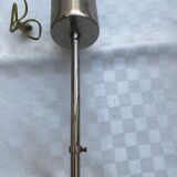 Chrome and smoked glass pendant light, 1970s