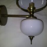 Pair of opaline sconces