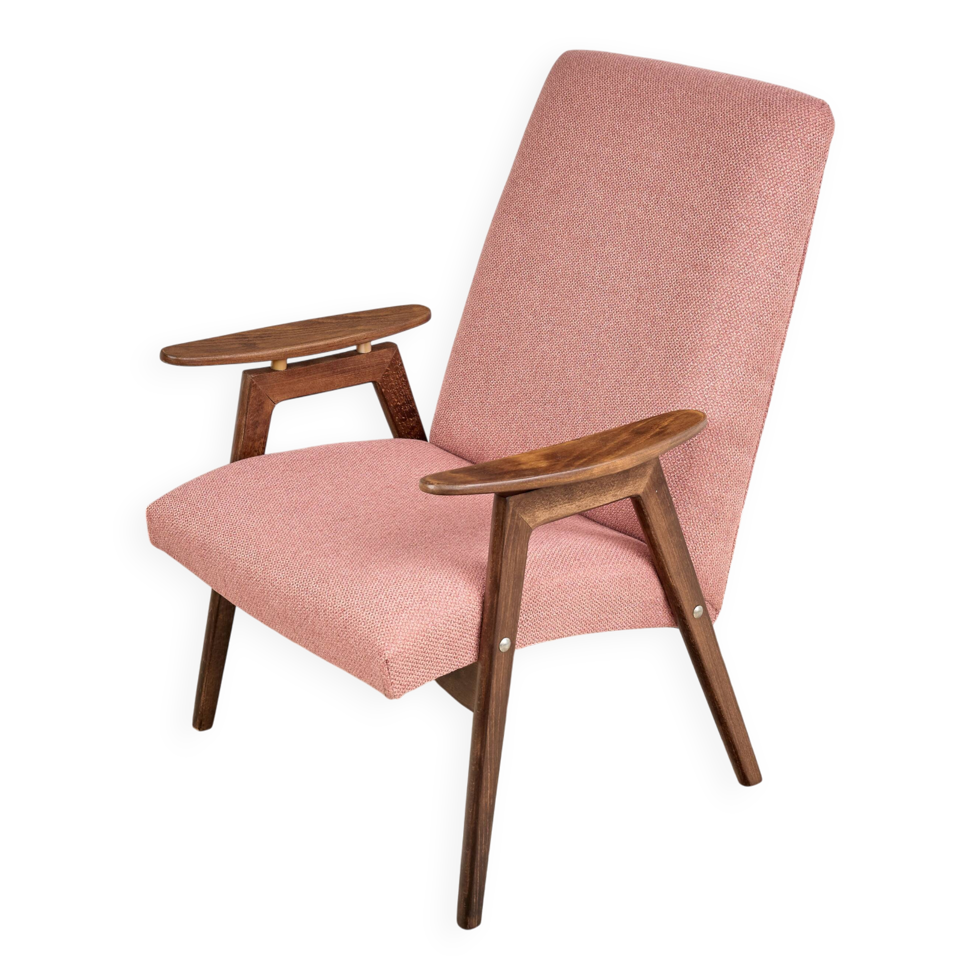 Fauteuil vintage par Jaroslav Smidek pour TON, années 1960, Tchécoslovaquie