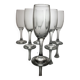 Set de 6 flûtes en verre